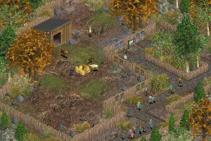 Modern Log Fences