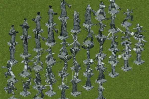 WuLin Variant Statue Pack 2