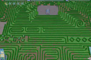 Hedge Maze Template Map