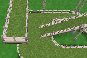 Green and White Elevated Path