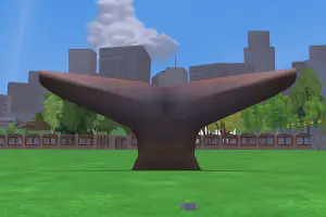One Ocean Whale Tail Statue