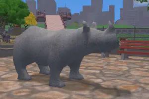 Rhino Statue