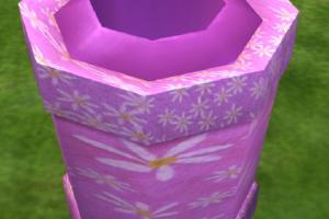 Flower Trashcan