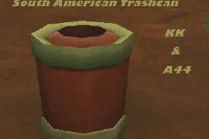 South American Trashcan